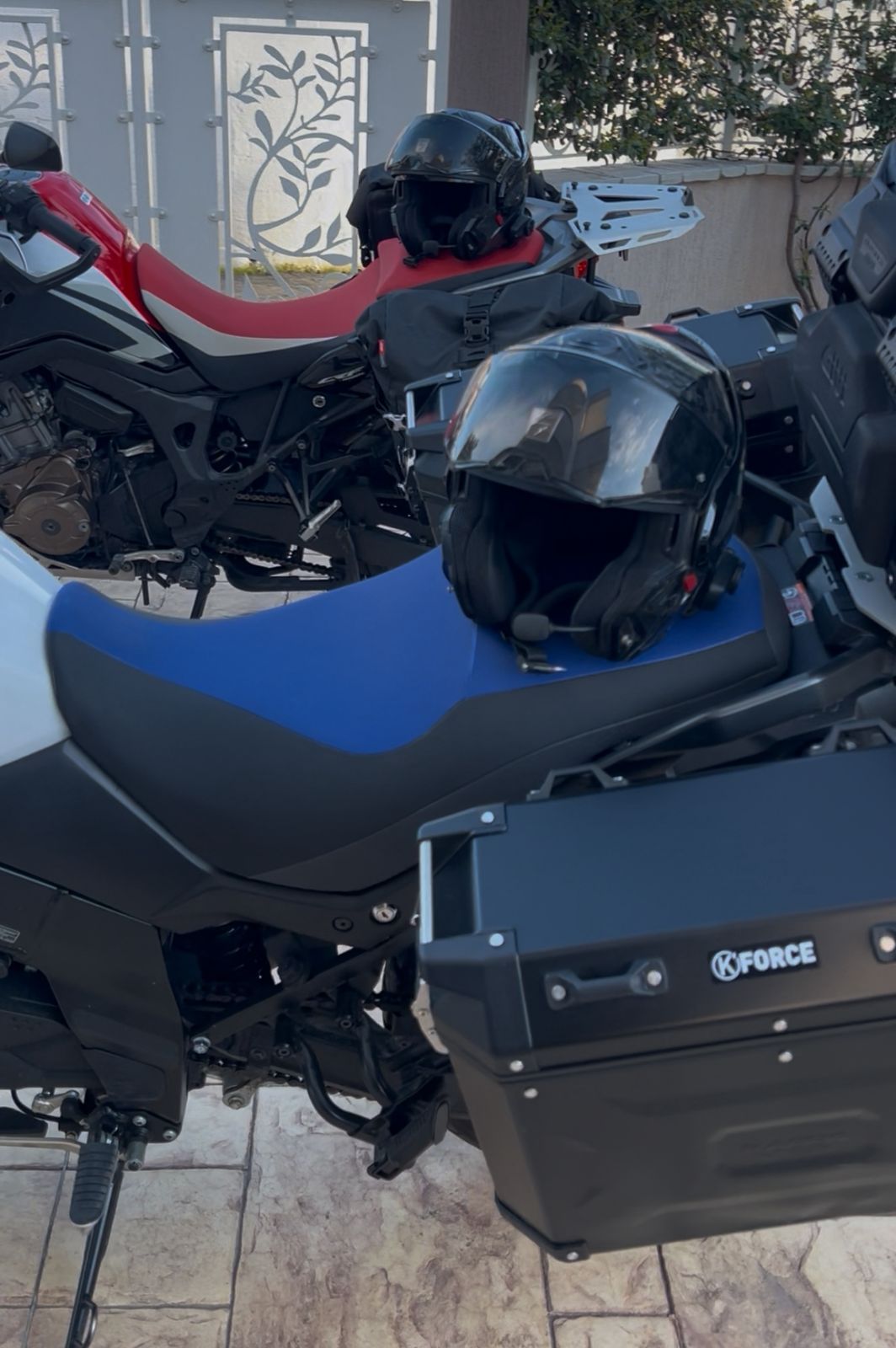 Honda Africa Twin adventure motorcycle Albania